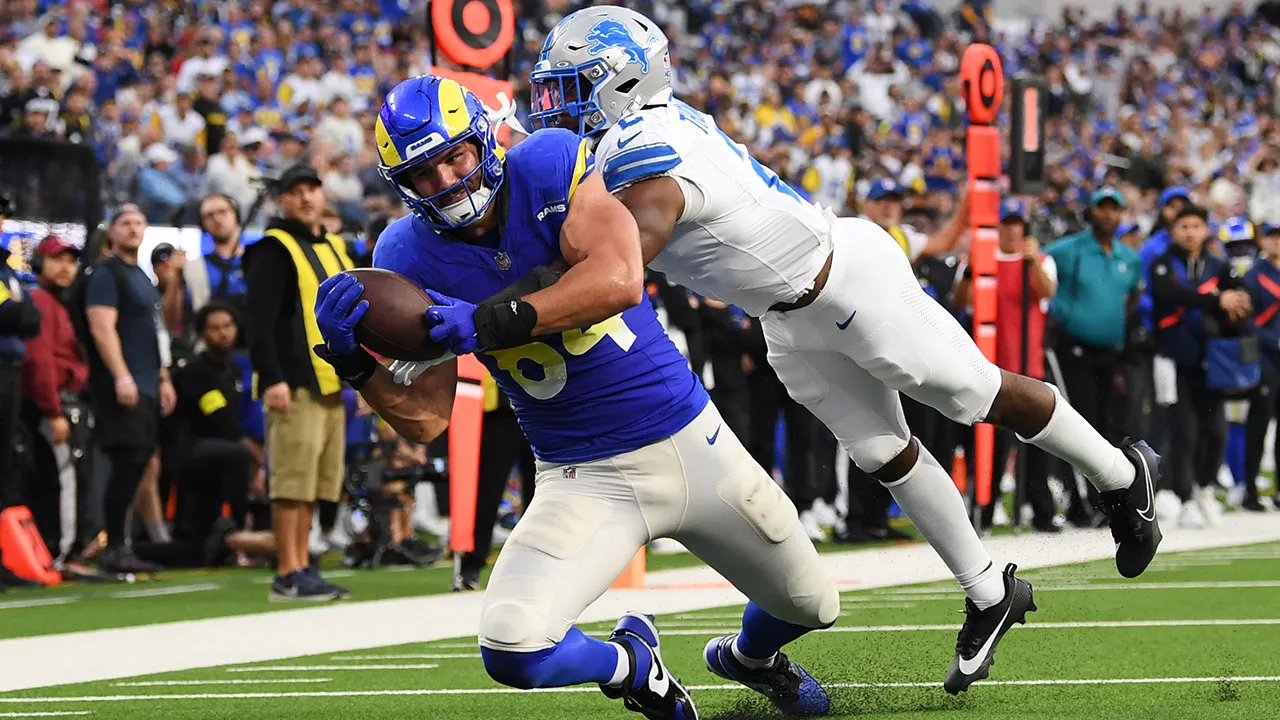 NFL scores: Matthew Stafford’s TD to Colby Parkinson sparks debate